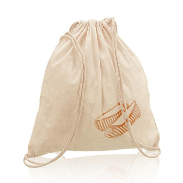 95g 100% Cotton drawstring bag / Backotton, product image