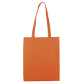 80g Long handle nonwoven bag, sewn / Klya, Orange