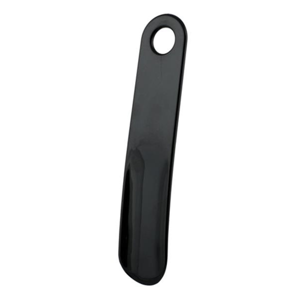Flat plastic shoehorn / Refshoe, Black, product image