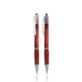 Plastic ball pen, with ergonomic grip / Priny, Red