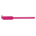 1-time use vinyl wristband fluorescent / Darlen, Pink