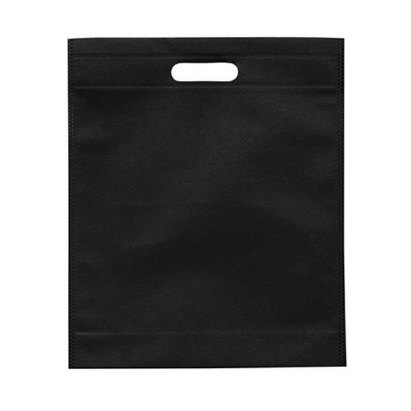 80g Nonwoven bag with gusset, heat-sealed / Dory, Black, product image