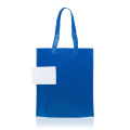 80g TNT foldable bag, with button / Foldbag, Royal blue