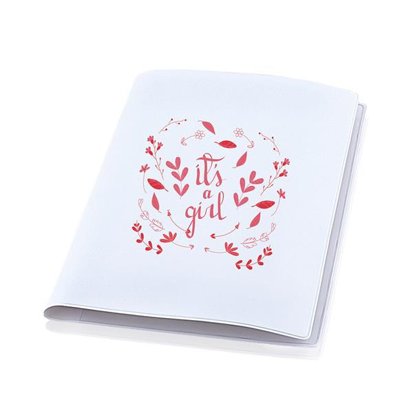 PVC vaccination record pouch holder / Lymir, White, product image