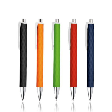 Plastic ball pen, with large clip / Hexica, product image