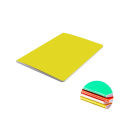 A6 coloured notebook, exterior stitching / Colournote A6, Light Yellow