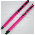 Writing set touch pen, soft touch CELEBRATION Pierre Cardin, Pink