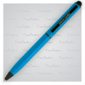 Metal ballpoint pen, touch pen, soft touch CELEBRATION Pierre Cardin, Light blue