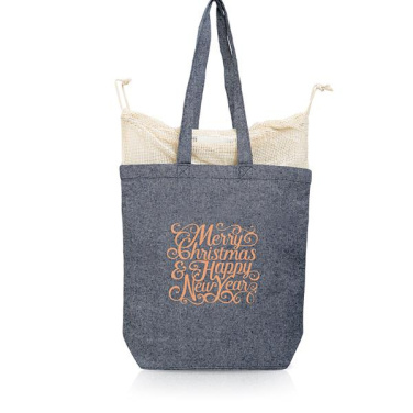 190 g recycled cotton bag with mesh stretch / Marette, product image