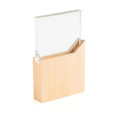 Trophy in wood and glass / Reward, product image