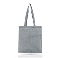 Recycled cotton bag 140 g with 3% polyester / RECYCOT, Dark grey