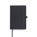 A5 RPET notebook with ballpoint holder / RNOTE, Black