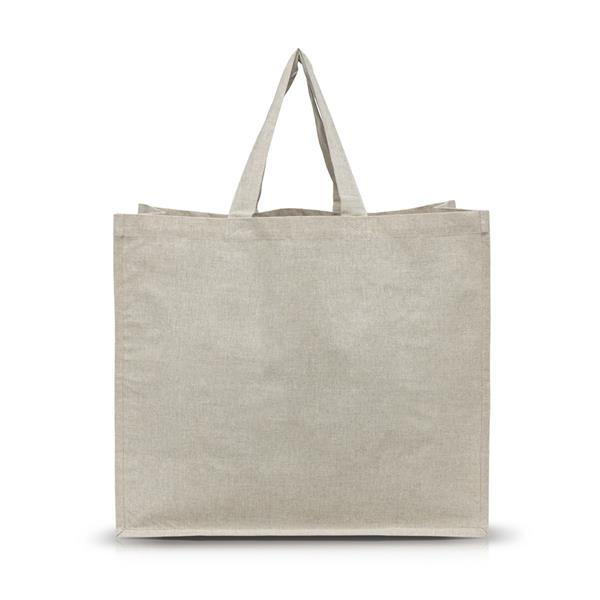 Recycled cotton bag 180g with laminated interior / SHOPPER, product image