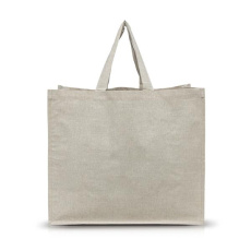 Recycled cotton bag 180g with laminated interior / SHOPPER