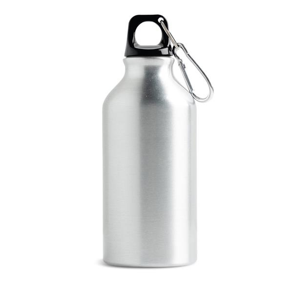Recycled aluminum bottle, 400ml with colored cap / Freshy R, product image