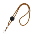 Adjustable polyester tubular lanyard / Treel, Orange