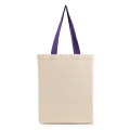 180g 100% Long handle cotton bag / Chicotton, Purple