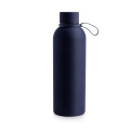 500ml thermos bottle with rubber touch / Thermal, Royal blue