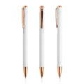 Metal ball pen, with coupled details / Writz, White