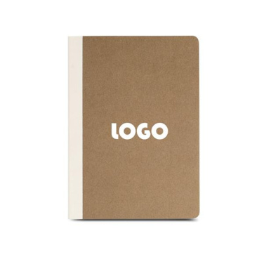 A5 notebook with natural fiber cardboard cover / Eco-flora, product image