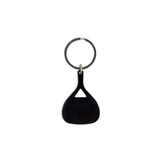 Recycled aluminium padel racket keychain / Padel