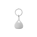 Recycled aluminium padel racket keychain / Padel, Silver