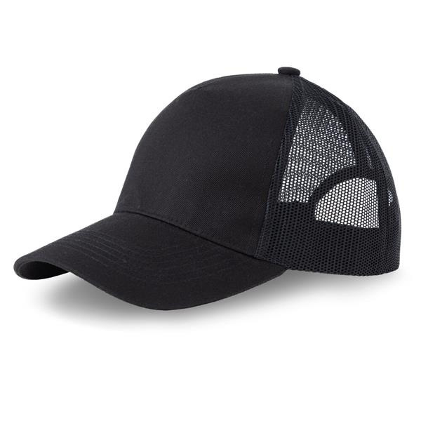 Cotton cap 5-panel / Rydel, Black, product image