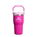 Stanley IceFlow Flip Straw Tumbler, 0.6 L, Violet Blossom