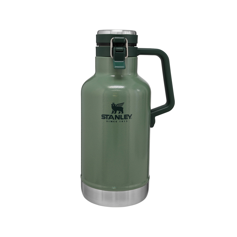 The Easy-Pour Growler 1.9L / 64oz, Hammertone Green, product image