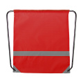 Vidraw – reflective drawstring bag, red