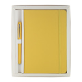 Setpuk – notebook set, yellow
