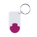 Trolex – trolley coin keyring, pink
