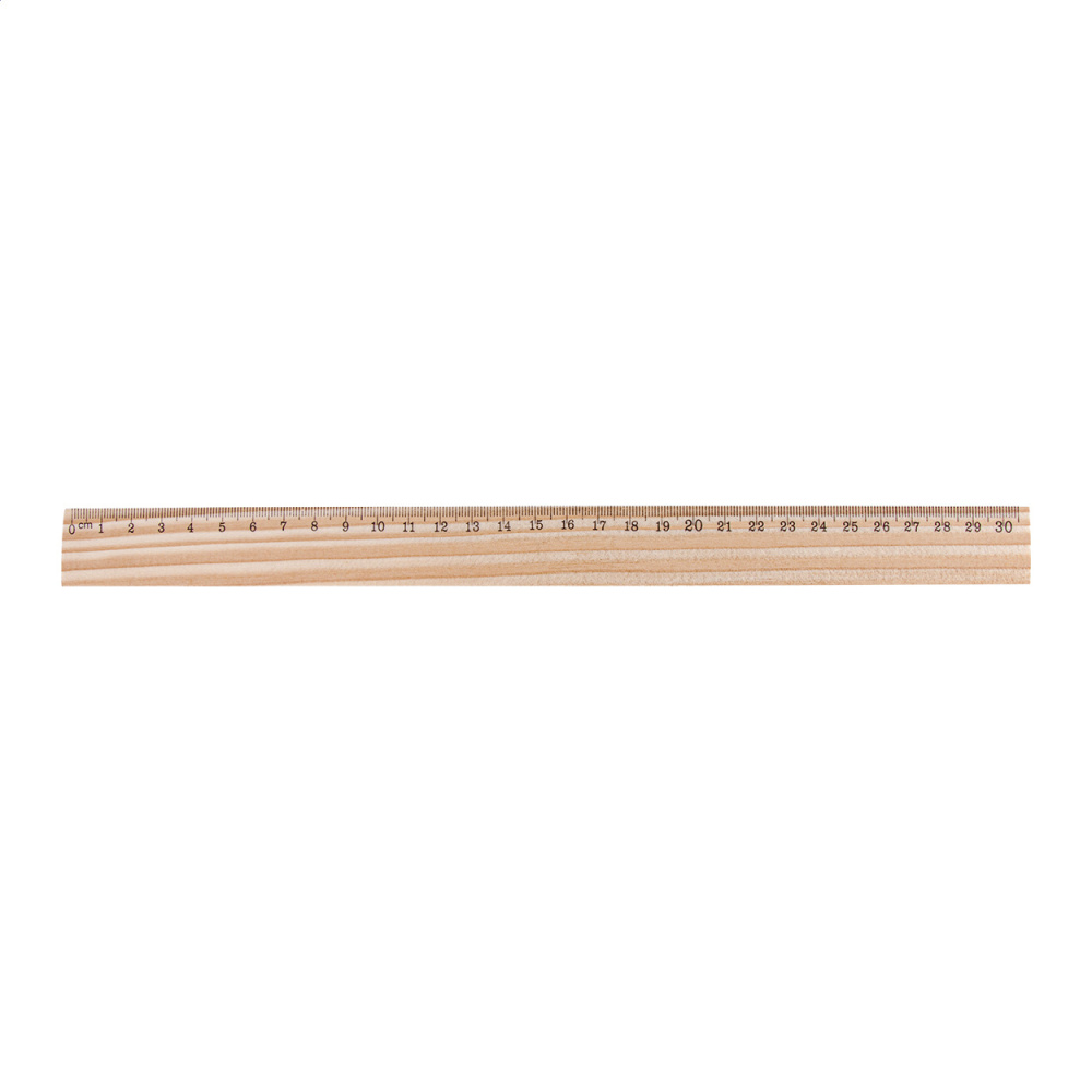 ThreeO – pine wood ruler, product image