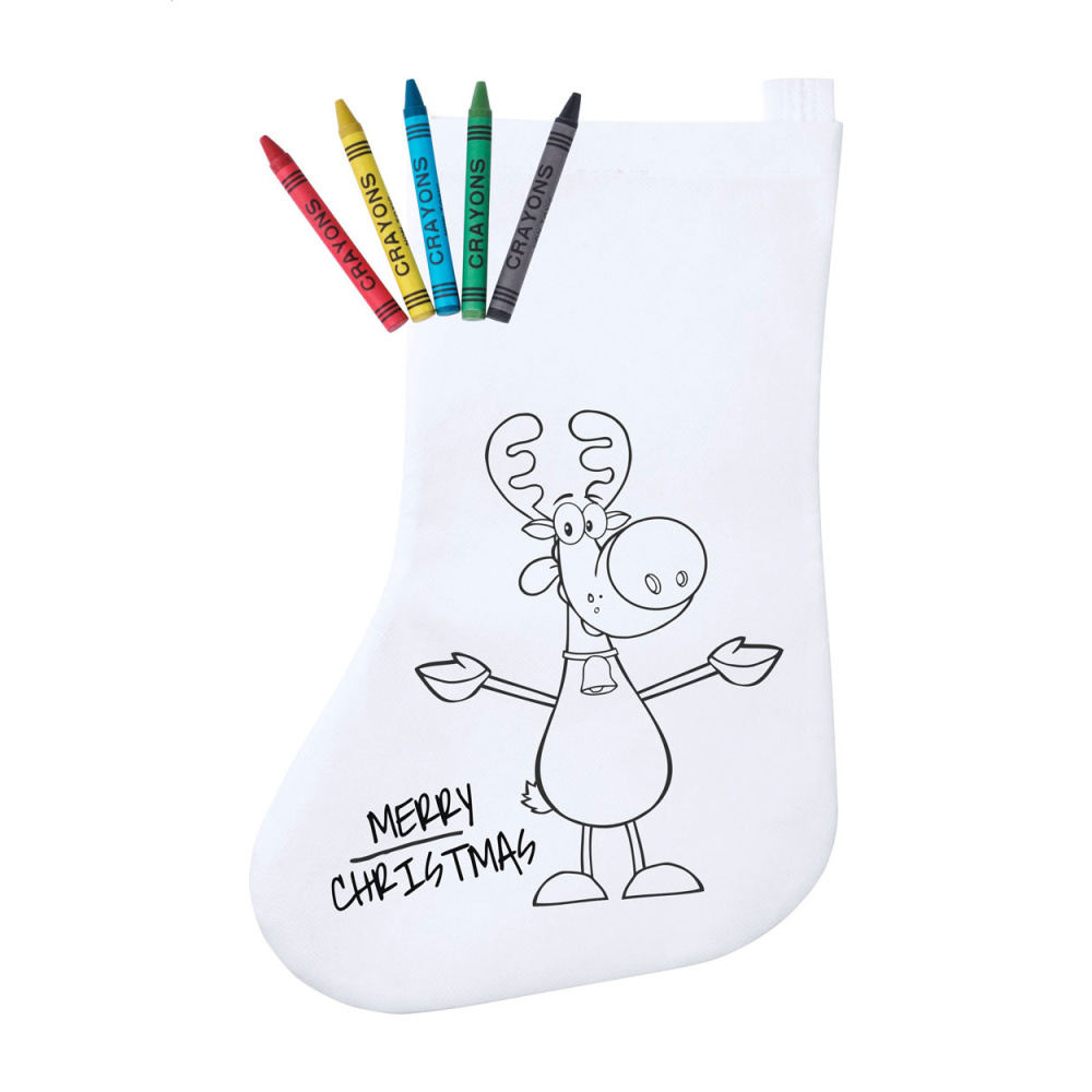 Plicom – colouring Christmas stocking, product image