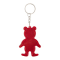 Safebear – prism keyring, red