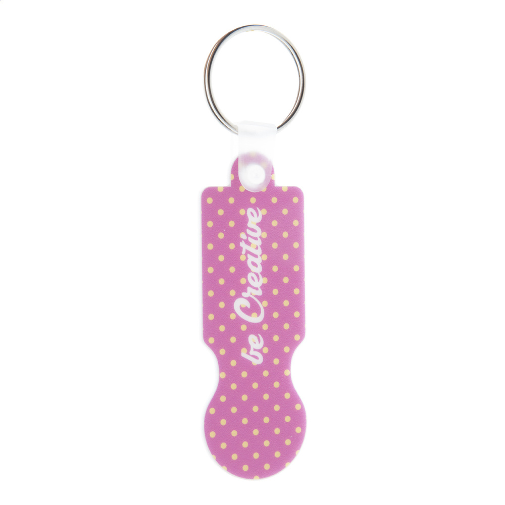 ColoCart – trolley coin keyring, product image