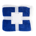 Sammia – coral fleece blanket, blue