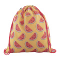 CreaDraw RPET – custom drawstring bag, red