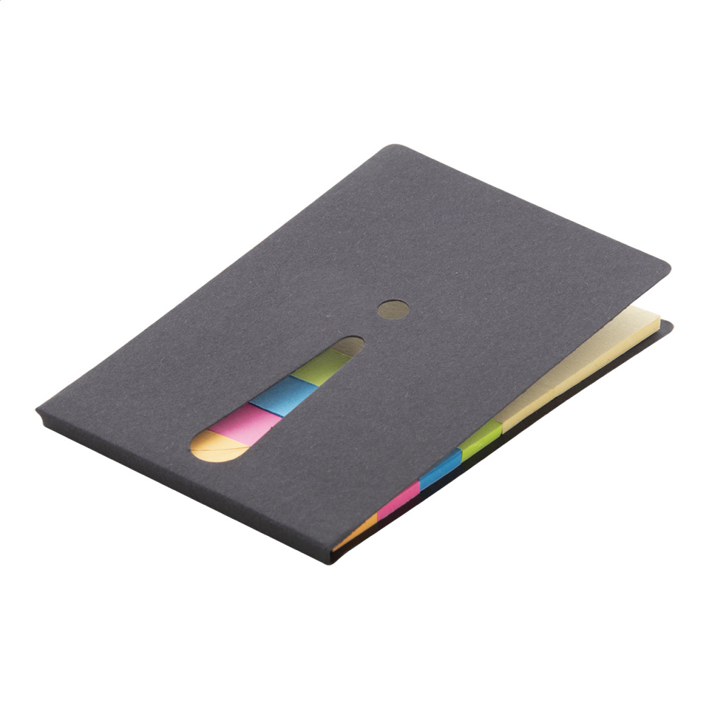 Exclam – sticky notepad, black, product image