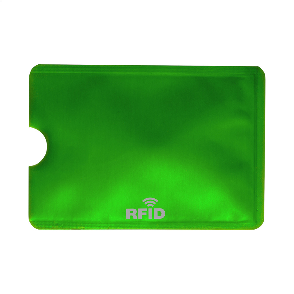 Allux – credit card holder, green, product image