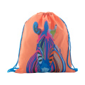 CreaDraw Kids RPET – custom drawstring bag for kids, blue