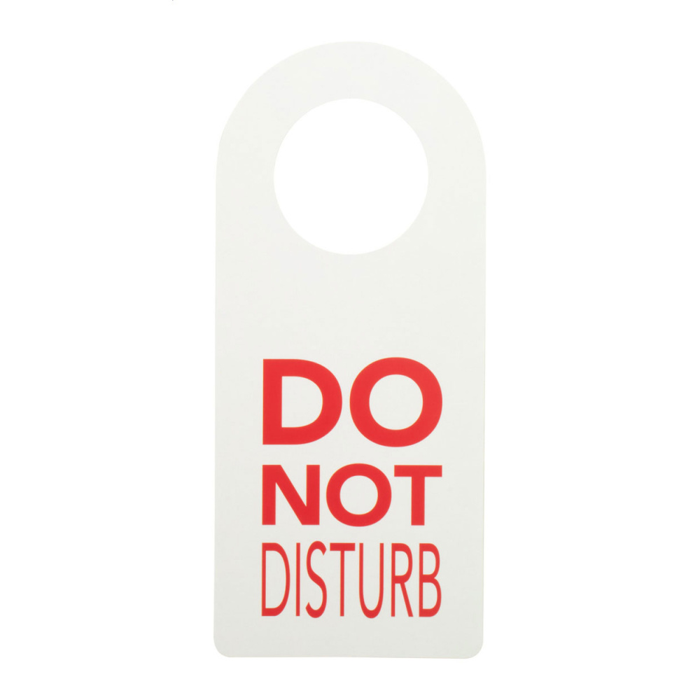 Disturb – custom door hanger, product image