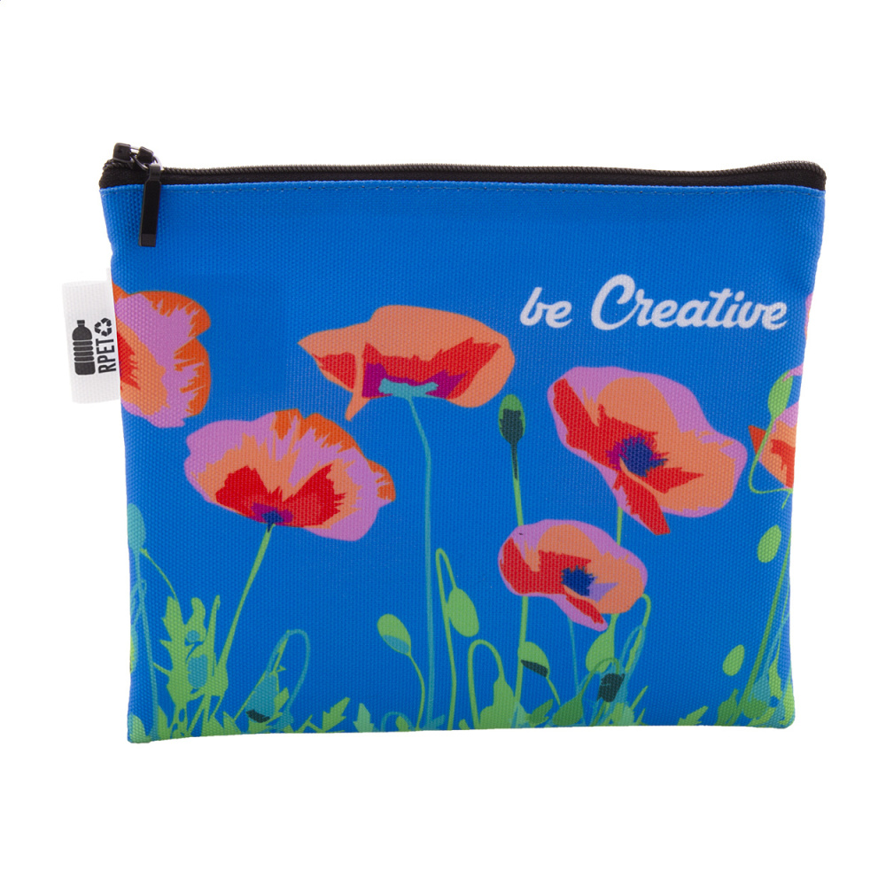 CreaBeauty M RPET – custom cosmetic bag, black, product image