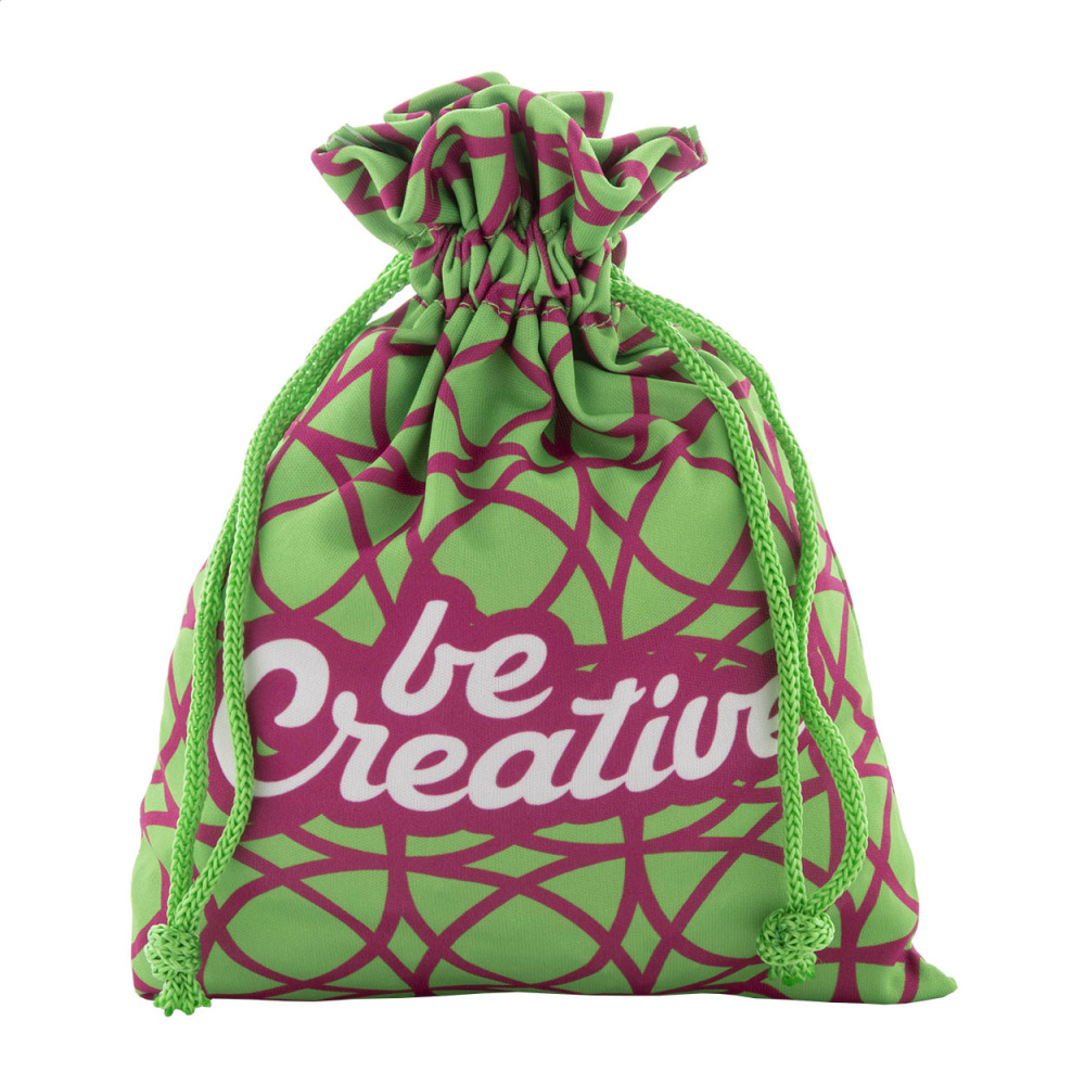 SuboGift M – custom gift bag, medium, green, product image
