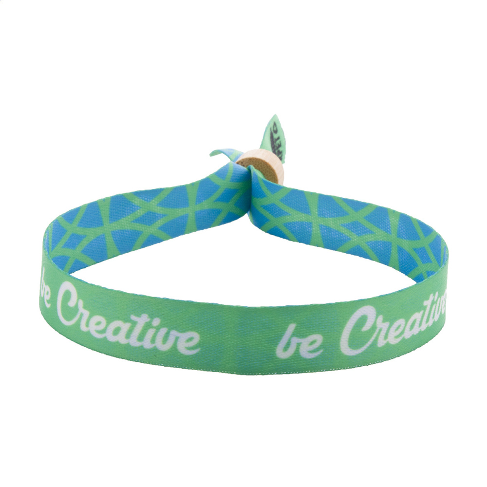 SuboWrist Eco – custom RPET festival bracelet, product image