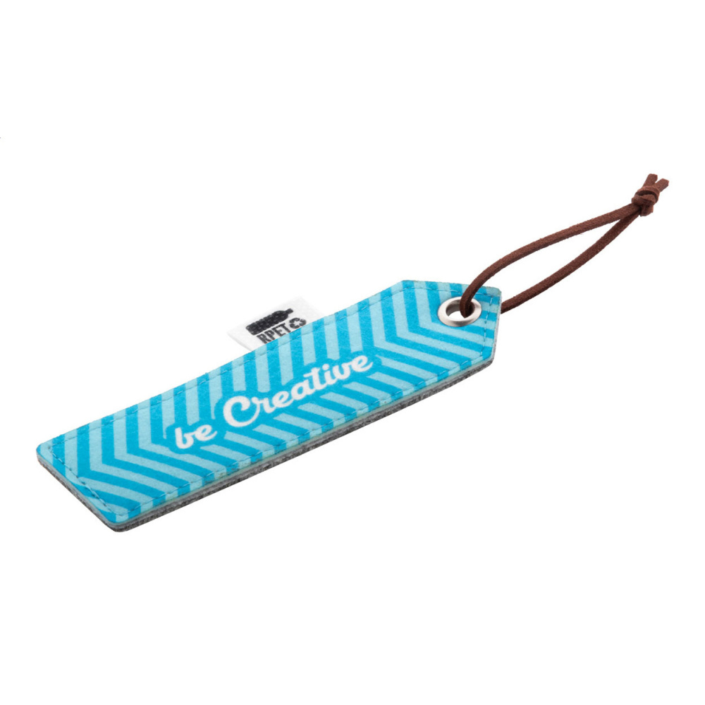 CreaFelt Mark – custom RPET bookmark, product image