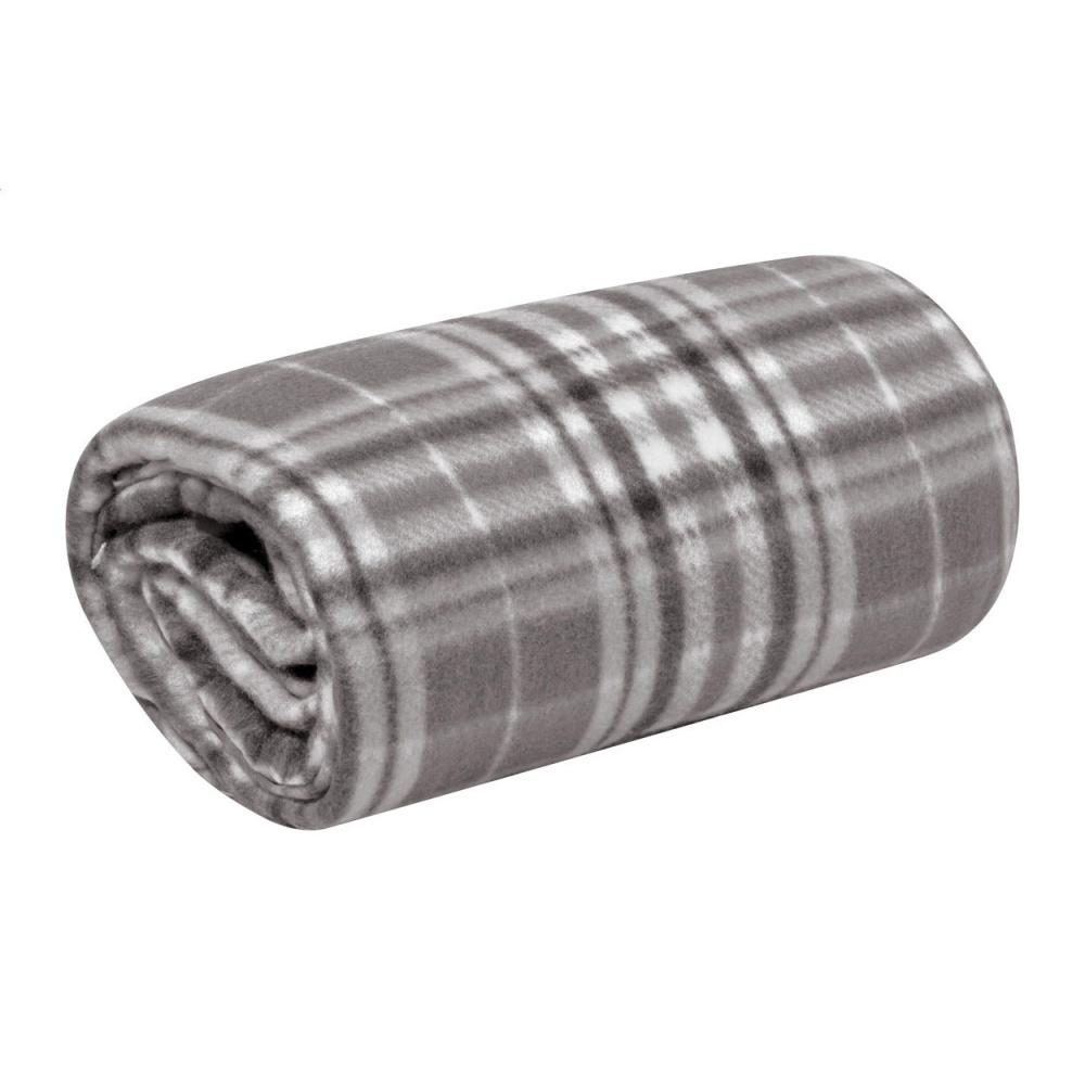 Fozzo – RPET polar blanket, grey, product image
