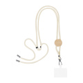 Cohol Neck – mobile holder lanyard, circle, natural
