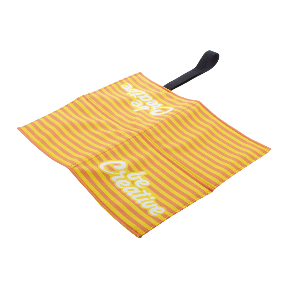 Fanseat Fold – custom RPET cushion, black, product image
