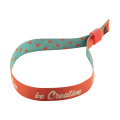 SuboWrist RPET – custom festival bracelet, red
